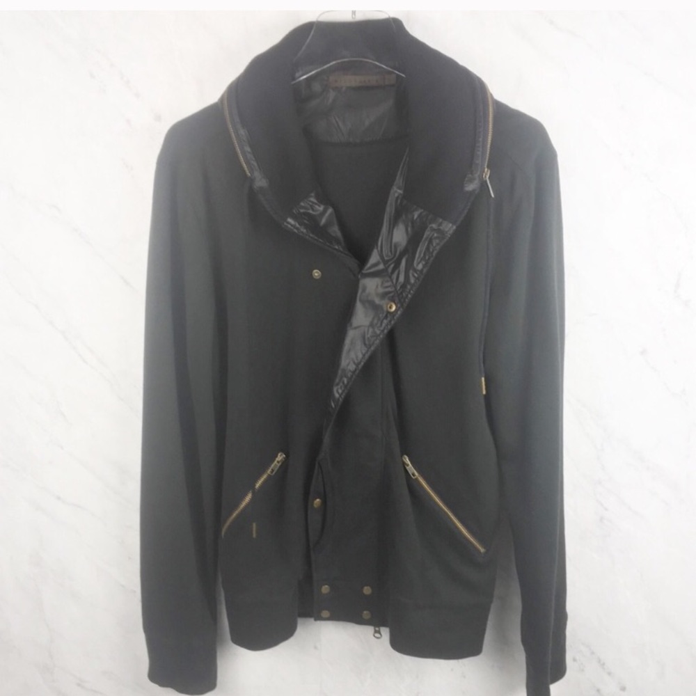 Nicholas K bomber jacket hoodie coat sz M